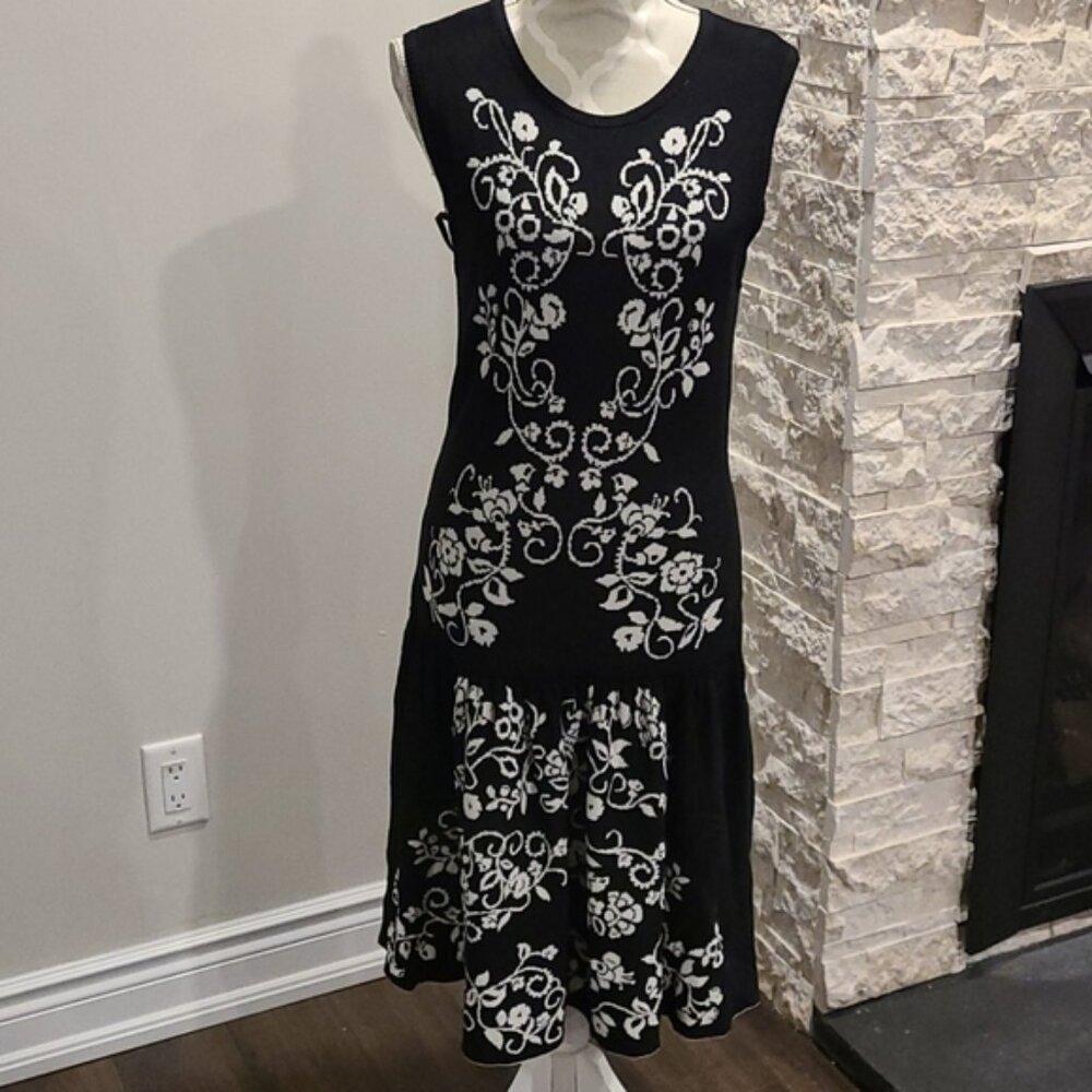 Cynthia Steffe Jacquard sweater dress - Picture 3 of 7